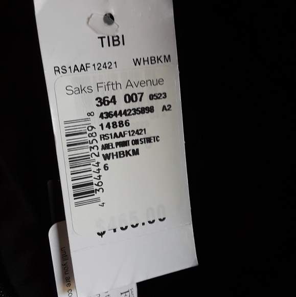 Tibi Arel Print Dress Women Size 6 - Picture 6 of 9